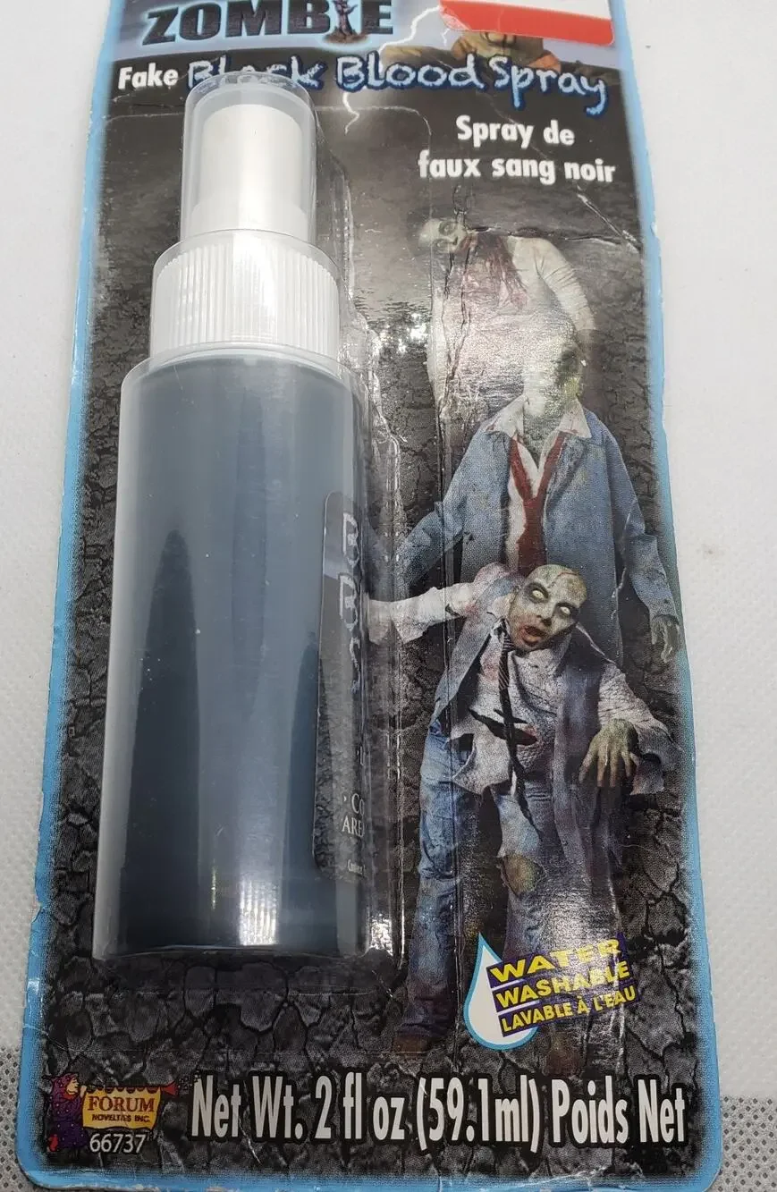 Forum Zombie Black Blood Spray Makeup Fake Costume Halloween FX Stage SFX 66737